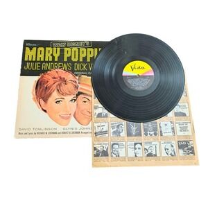 1964 Walt Disney Mary Poppins Vinyl Record Album LP Stereo BV4026
